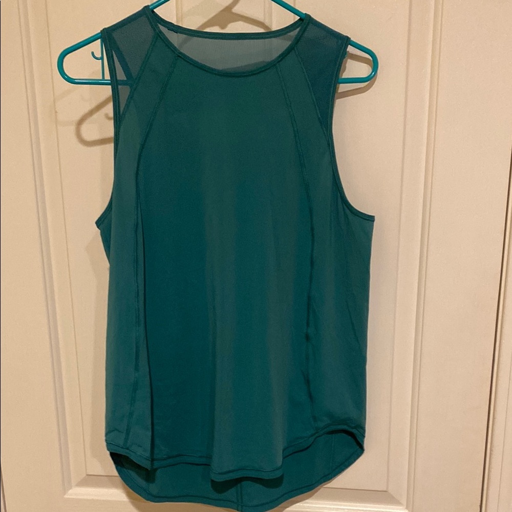 Teal Lululemon Sculpt Tank M